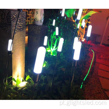 Decoração externa com mudança de cor de luz LED para jardim